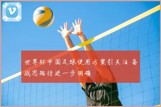 世界杯中国足球使用方案引关注 备战思路待进一步明确